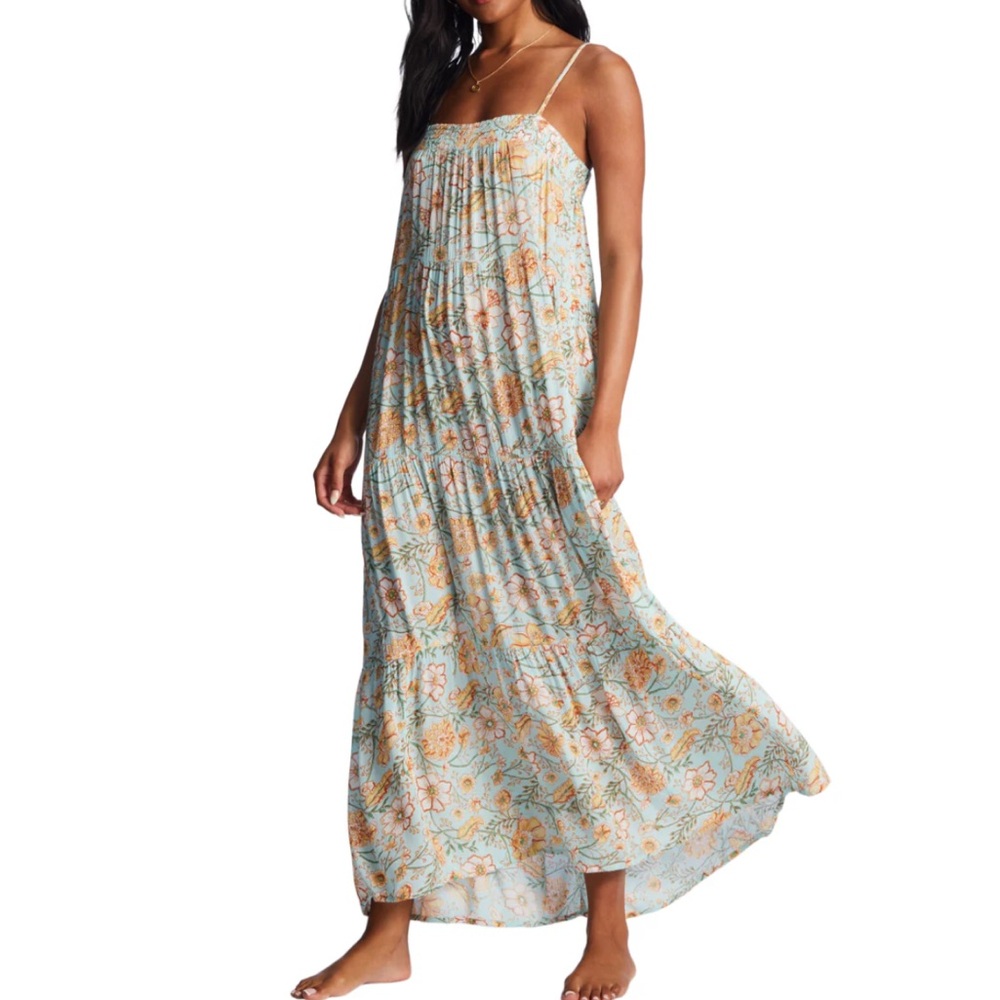 Billabong floral maxi dress